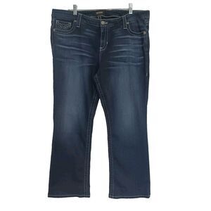 Big Star Women's 38 R MADDIE Bootcut Dark Wash Jeans Heavy Stitching NEW no Tags